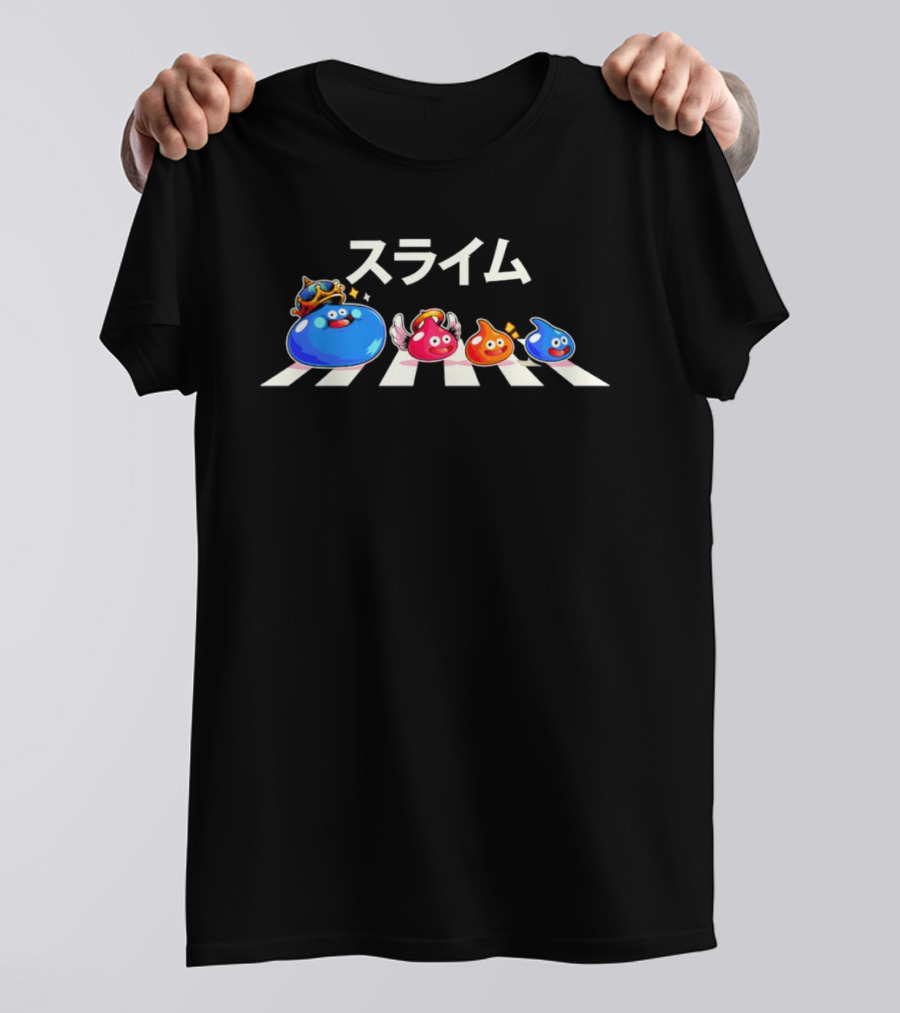 JP King Slime And Friends Abbey Road Crossing T-Shirt