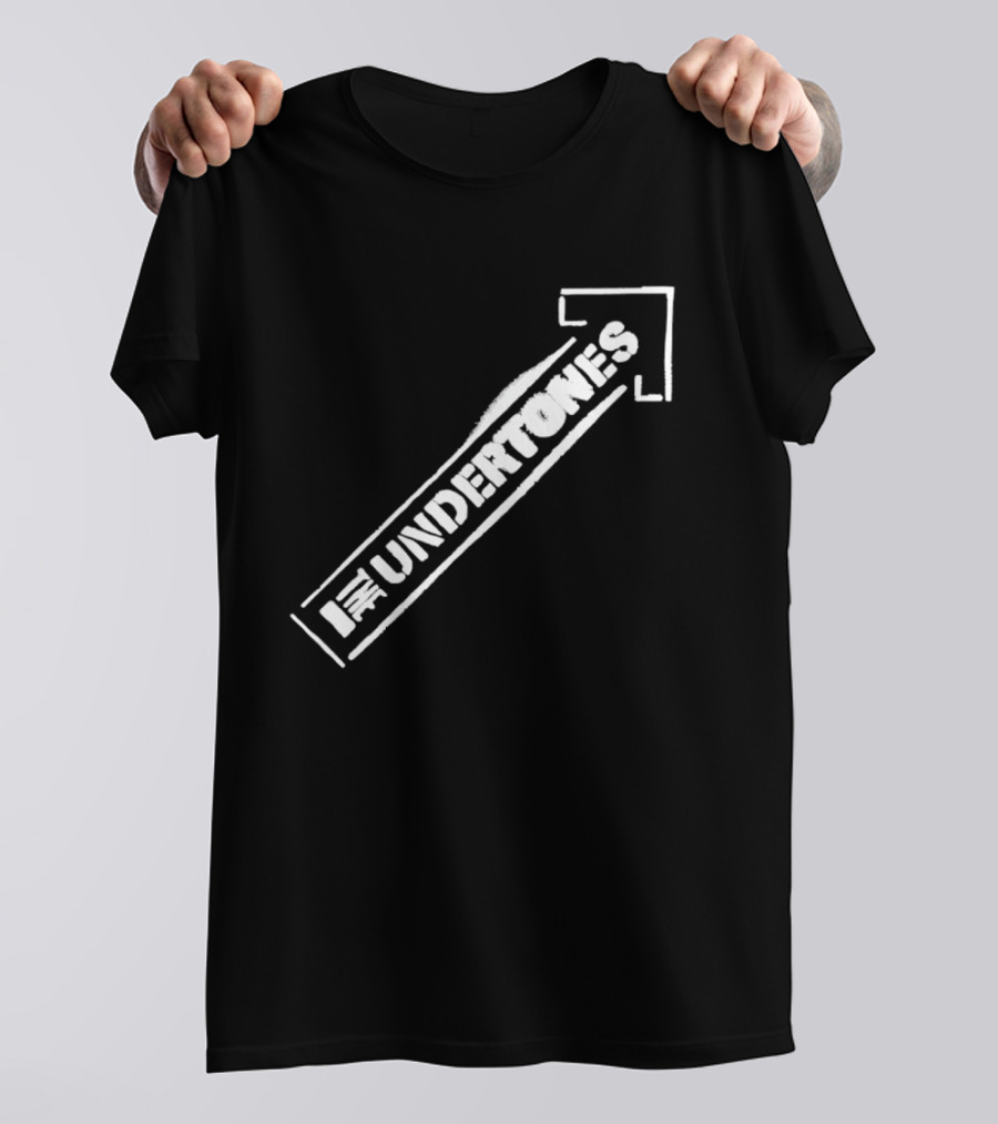 Undertones Stencil Punk Rock Revival Festival Tour 2026 Arrow T-Shirt