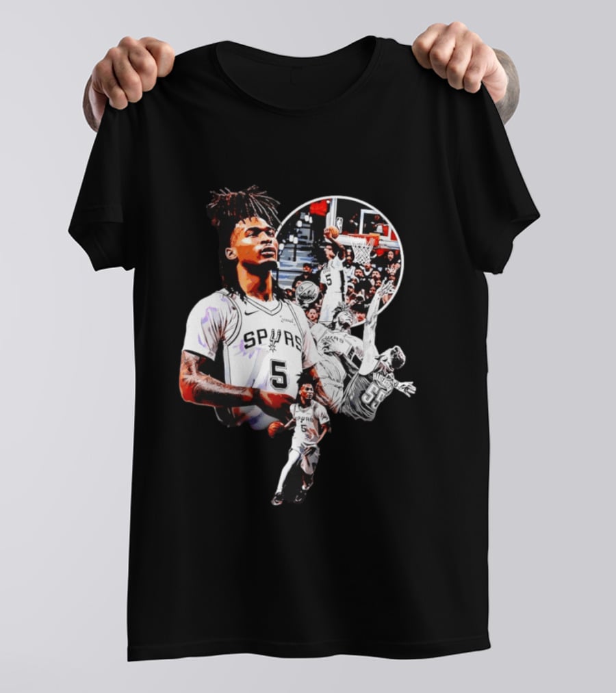 Victor Wembanyama San Antonio Spurs 2026 Basketball Game Changers T-Shirt