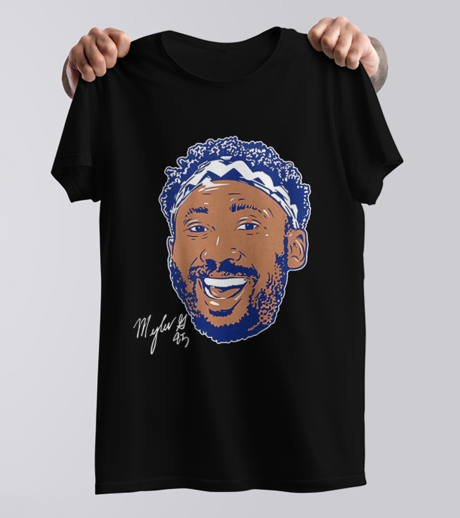 Myles Garrett Los Angeles Rams Swag Headband Football T-Shirt