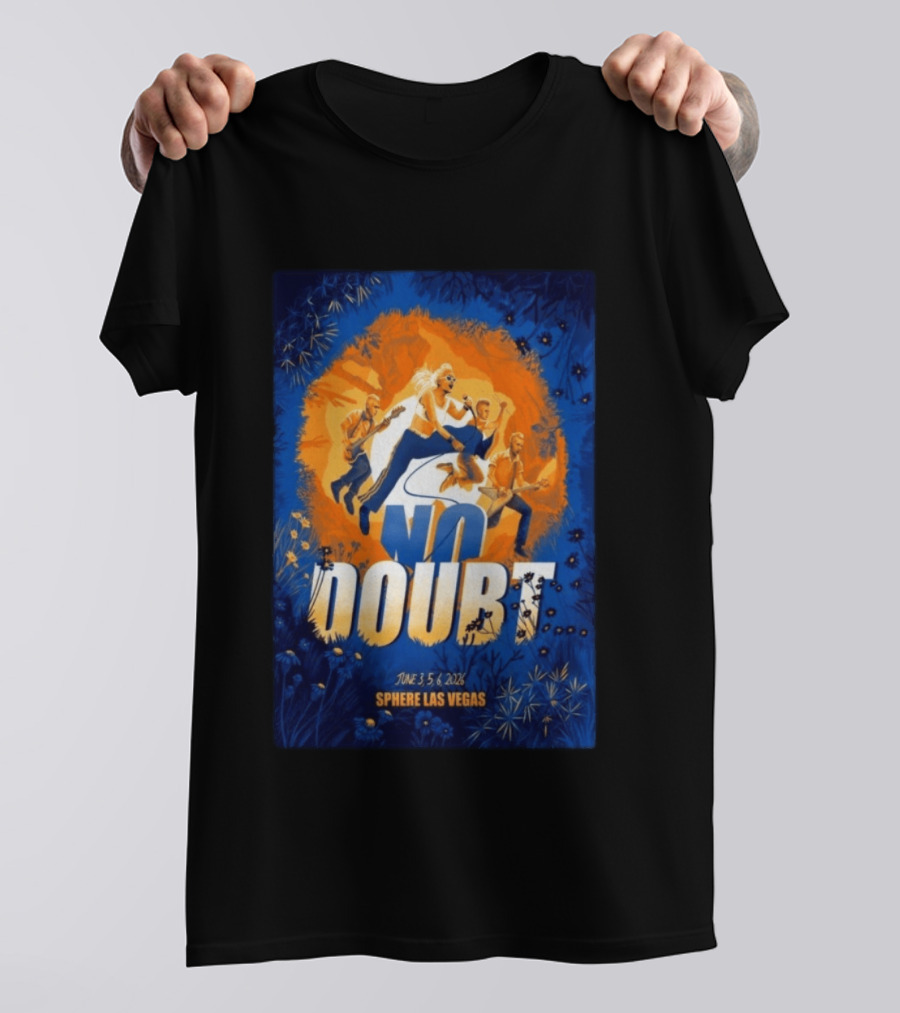 No Doubt June 3 5 6 2026 Sphere Las Vegas Concert Event T-Shirt