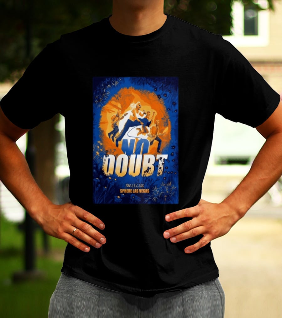 No Doubt June 3 5 6 2026 Sphere Las Vegas Concert Event T-Shirt