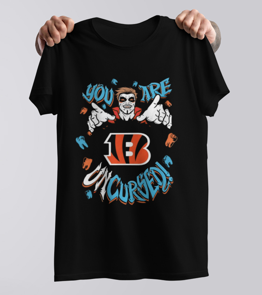 WWE Drops Danhausen Cincinnati Bengals You Are Uncursed T-Shirt