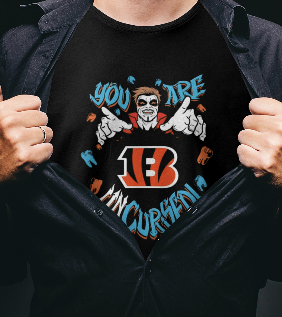 WWE Drops Danhausen Cincinnati Bengals You Are Uncursed T-Shirt