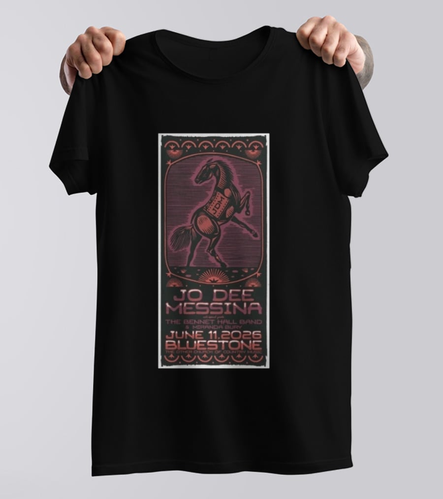 Jo Dee Messina The Bennet Hall Band Miranda Bury Bluestone June 11 2026 T-Shirt