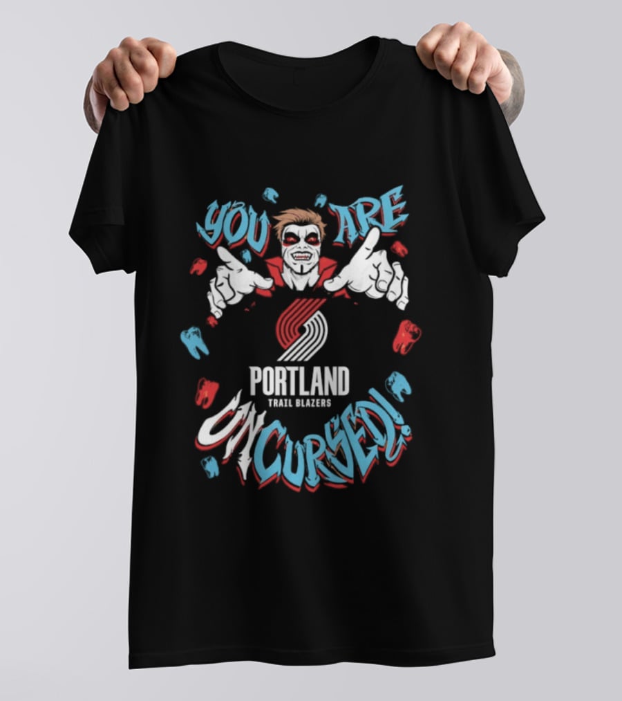 Danhausen You Are Uncursed Portland Trail Blazers WWE Collaboration T-Shirt