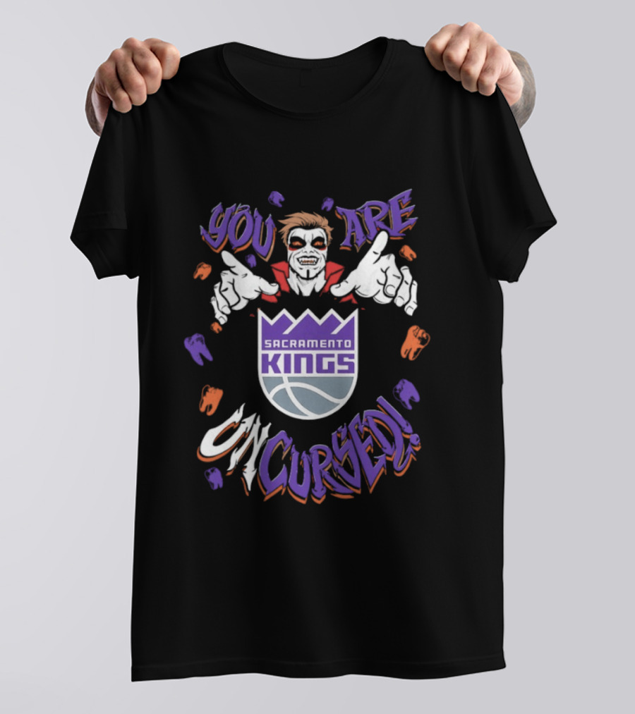 Sacramento Kings Danhausen You Are Uncursed Collaboration With WWE T-Shirt