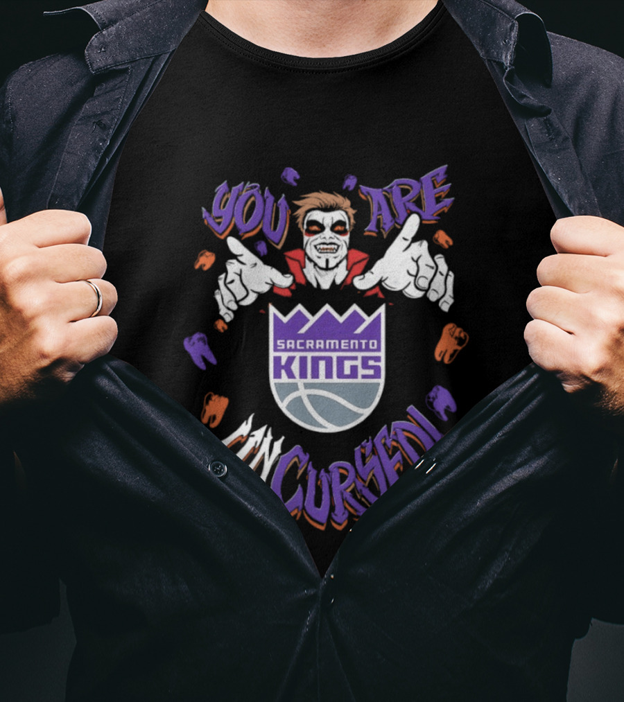 Sacramento Kings Danhausen You Are Uncursed Collaboration With WWE T-Shirt