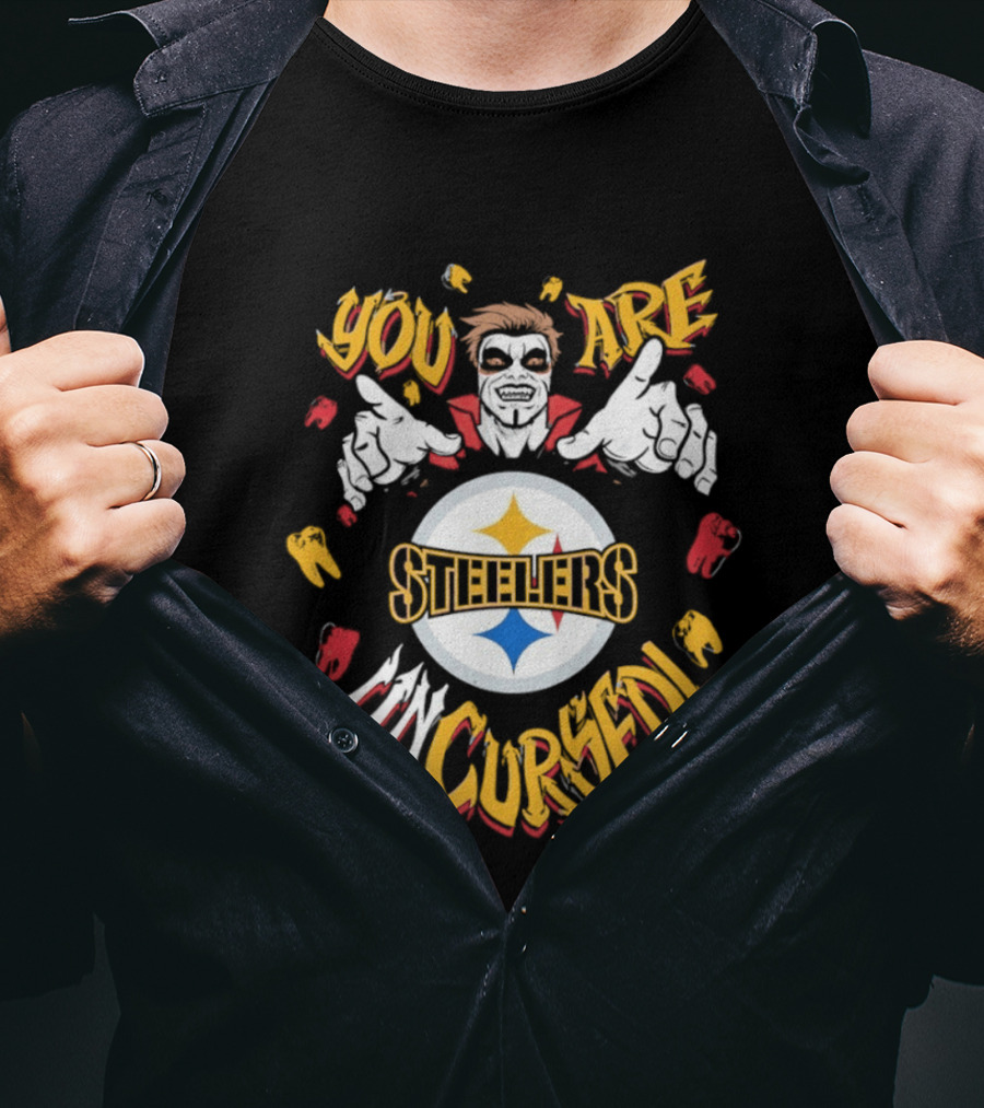 WWE Danhausen Steelers Football You Are Uncursed T-Shirt