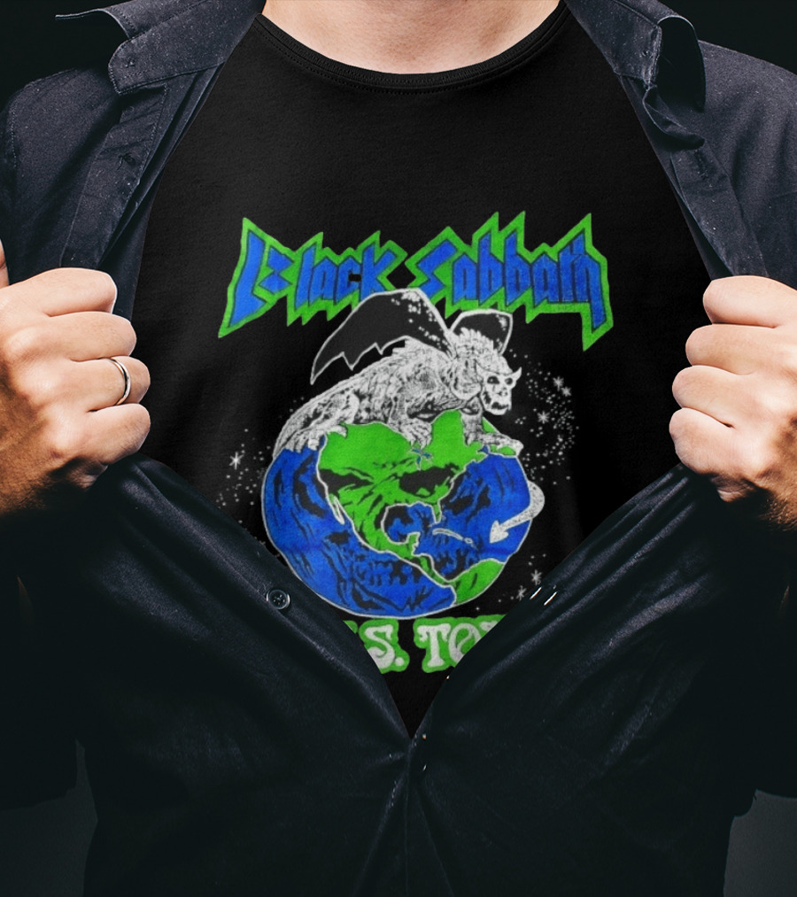 Black Sabbath 78 US Tour Winged Beast On Earth T-Shirt