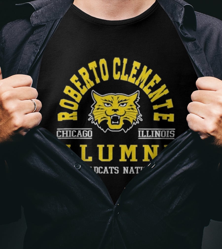 Roberto Clemente Chicago Illinois Wildcats Alumni Nation T-Shirt