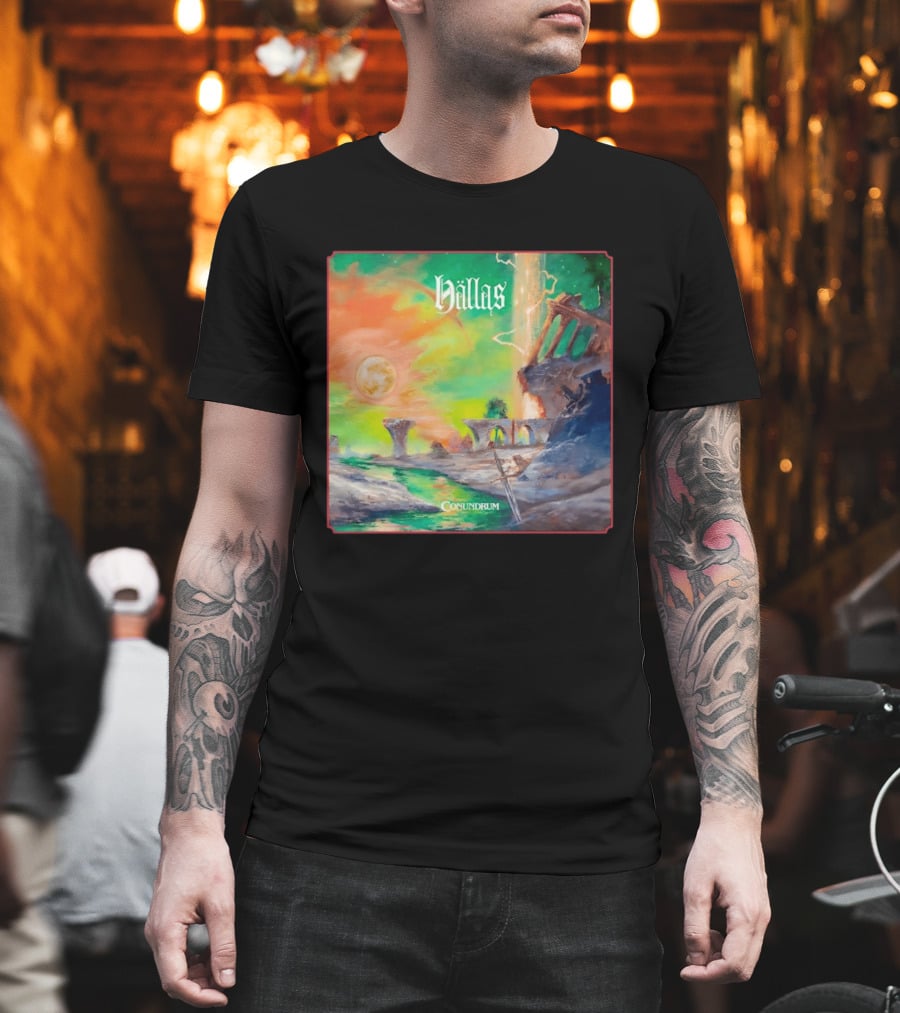 Hällas Conundrum Fantasy Moonscape Adventure T-Shirt