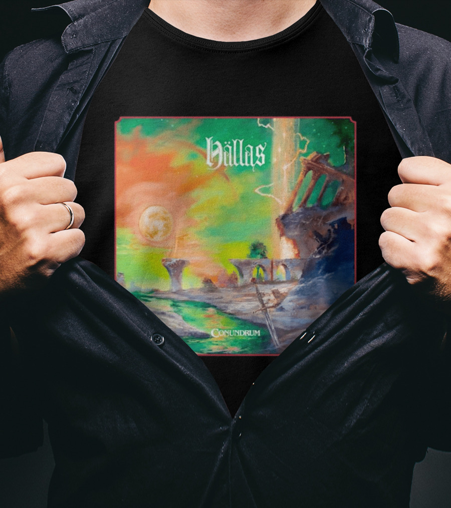 Hällas Conundrum Fantasy Moonscape Adventure T-Shirt