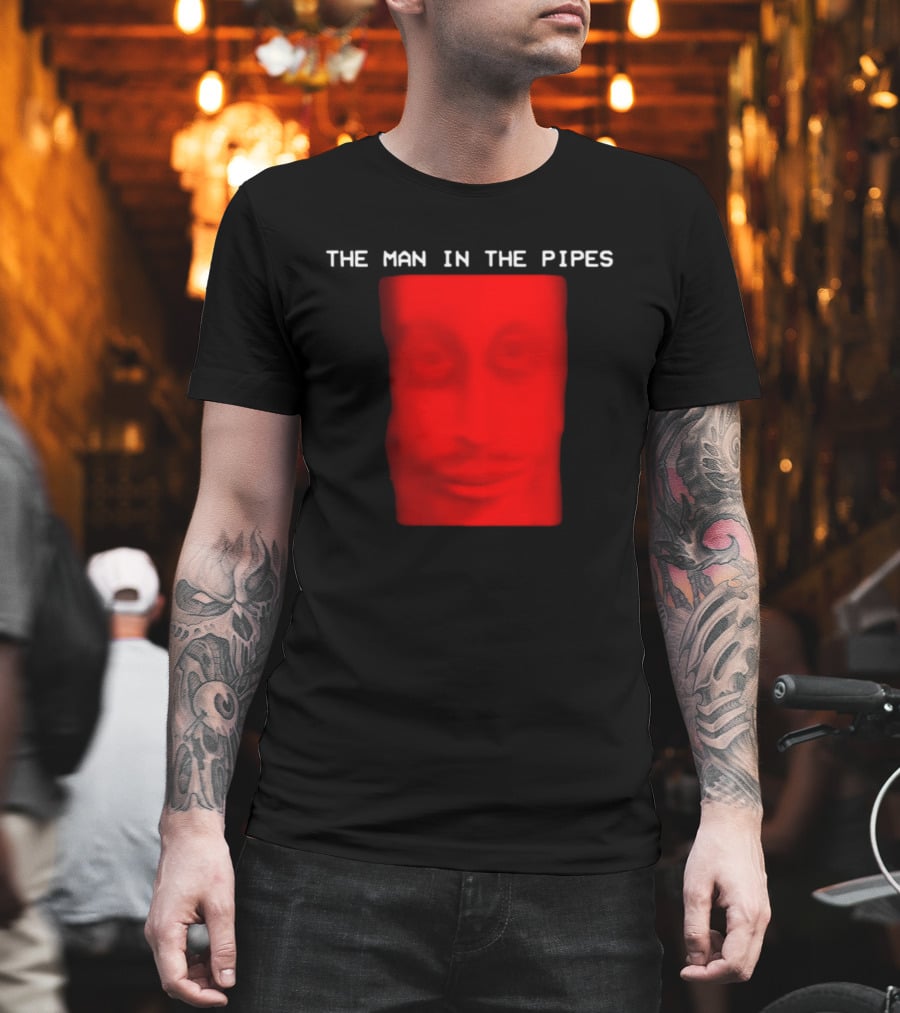 Scary Entity Red Face Man In The Pipes T-Shirt