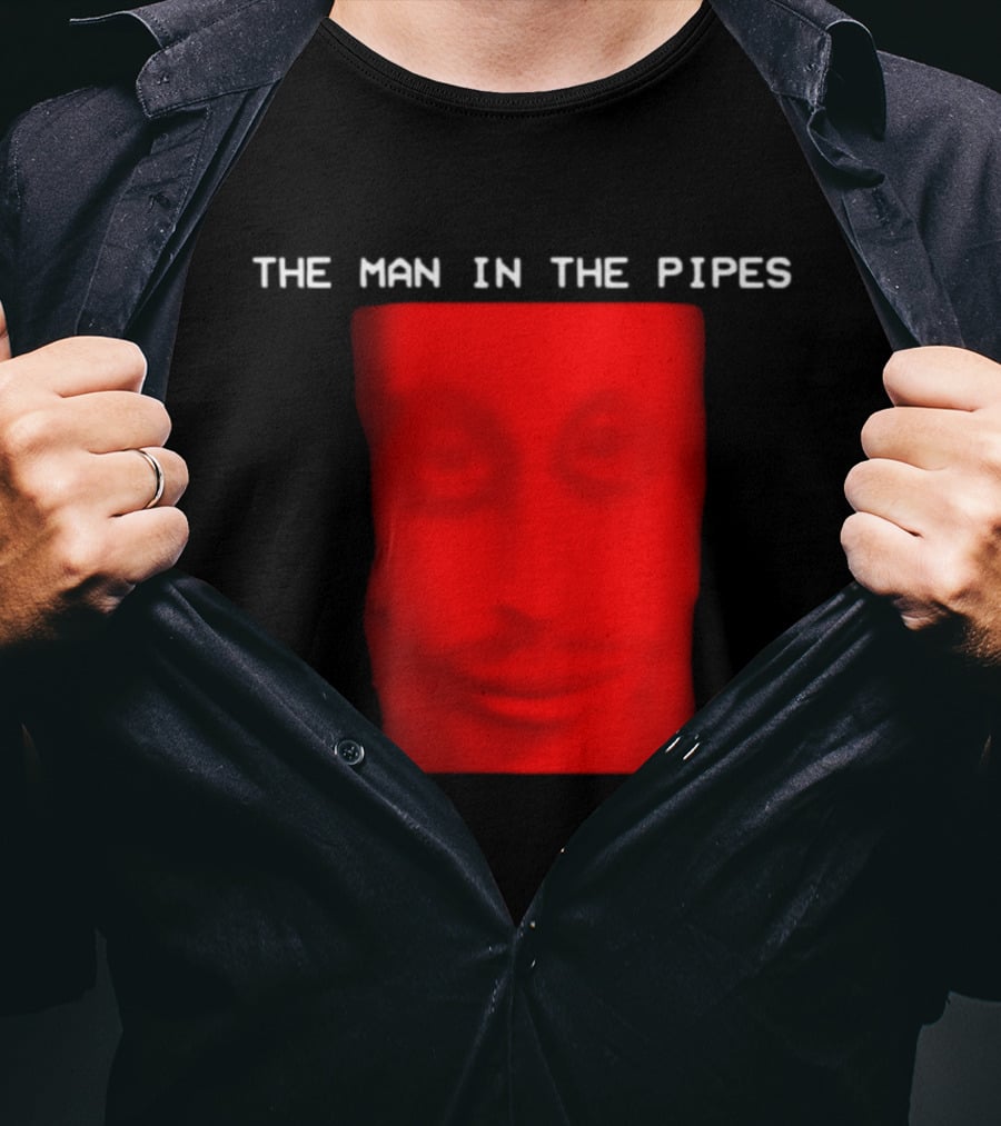 Scary Entity Red Face Man In The Pipes T-Shirt