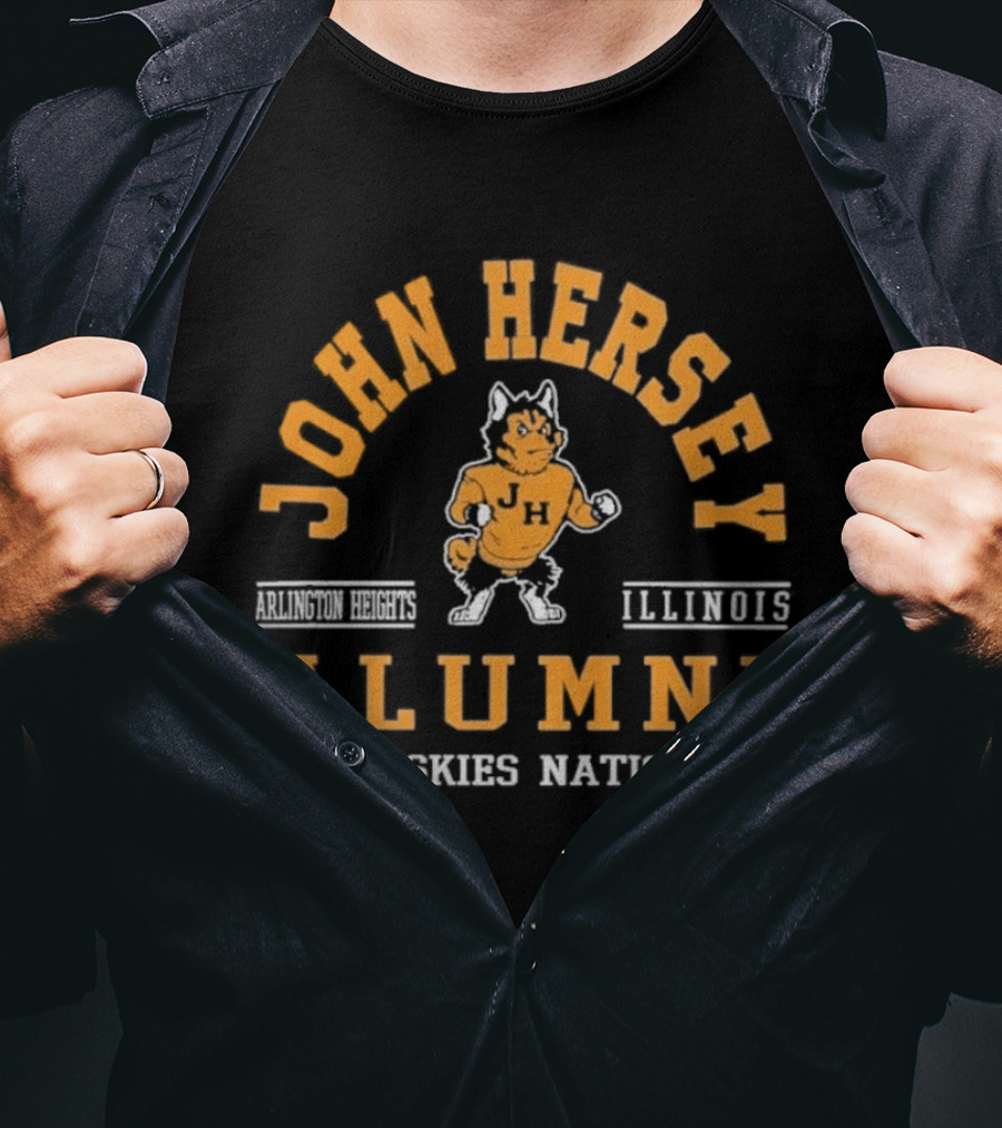 John Hersey High School Alumni Huskies Nation Illinois Pride T-Shirt
