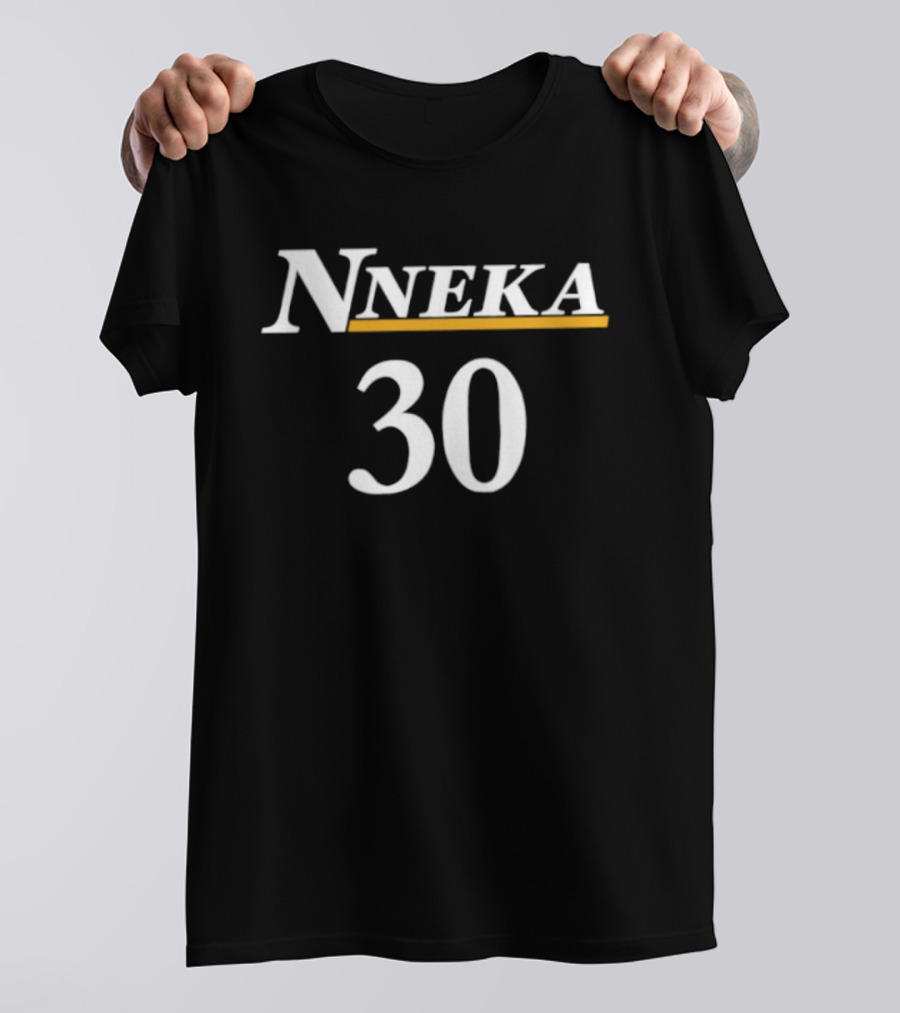 Nneka 30 Los Angeles Sparks WNBA 2026 Name And Number T-Shirt