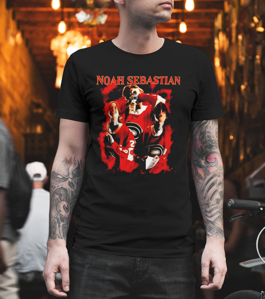 Noah Sebastian Collage Red Sports T-Shirt