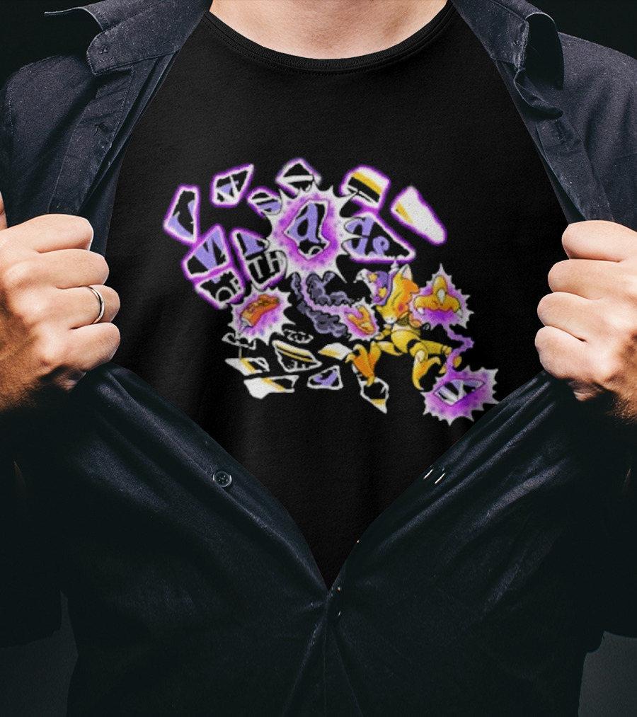 Wizards Of The Coast Pokémon Psychic Type Energy Symbol With Pikachu T-Shirt