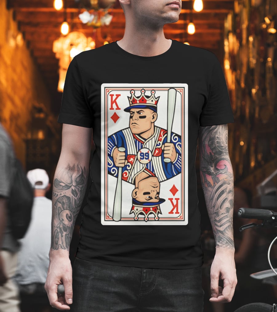 Aaron Judge New York Yankees King Of Diamonds 99 Batting Legend T-Shirt