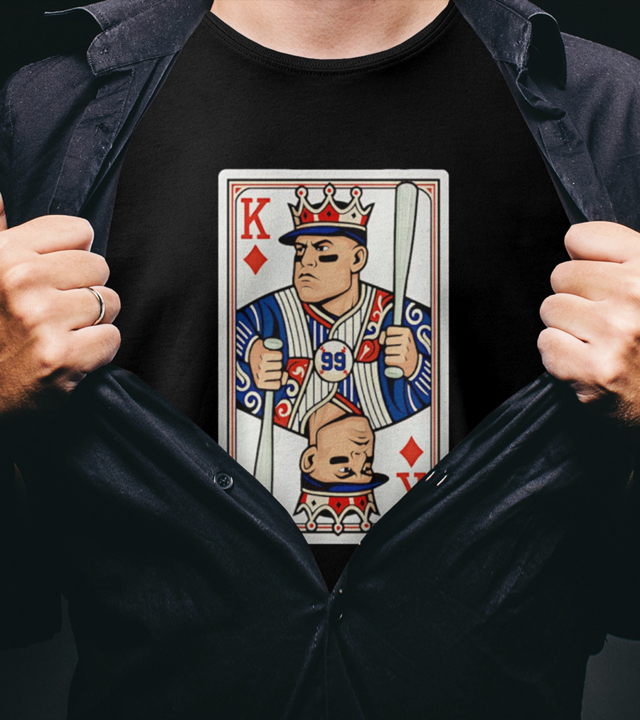 Aaron Judge New York Yankees King Of Diamonds 99 Batting Legend T-Shirt