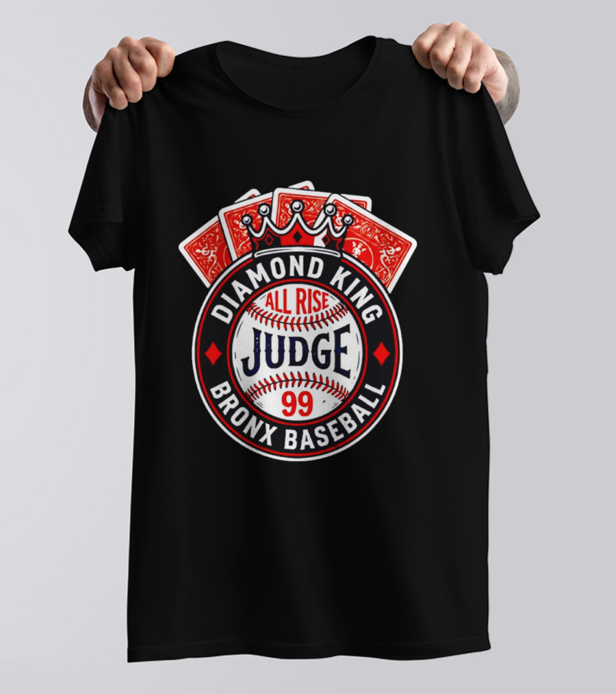 Diamond King All Rise Judge 99 Bronx Baseball T-Shirt