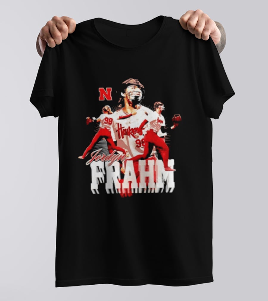 Jordyn Frahm Huskers 98 Nebraska Cornhuskers NCAA Softball T-Shirt