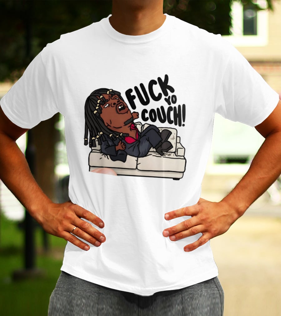 Chief Keef Fuck Yo Couch Illustrated Meme Drawing T-Shirt