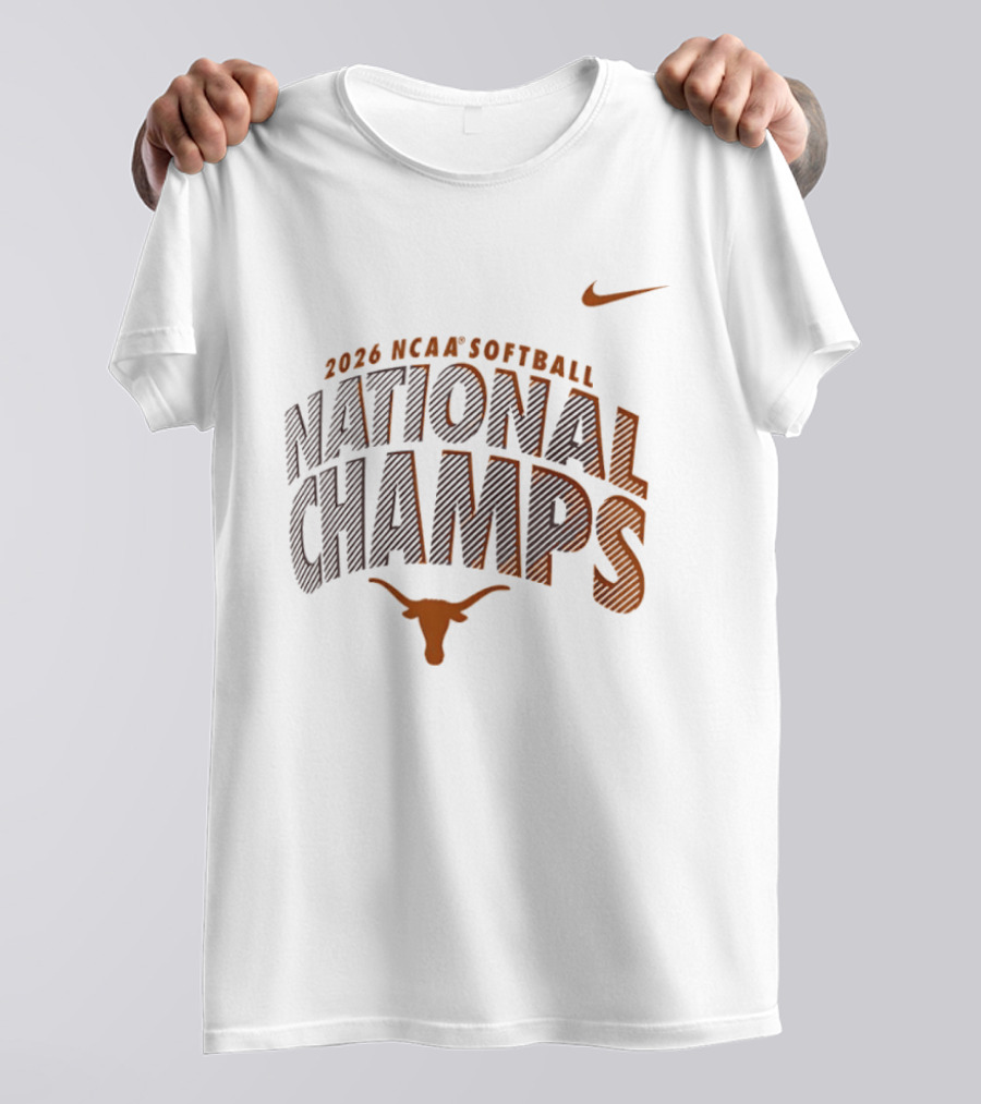 2026 NCAA Softball National Champs Texas Longhorns T-Shirt