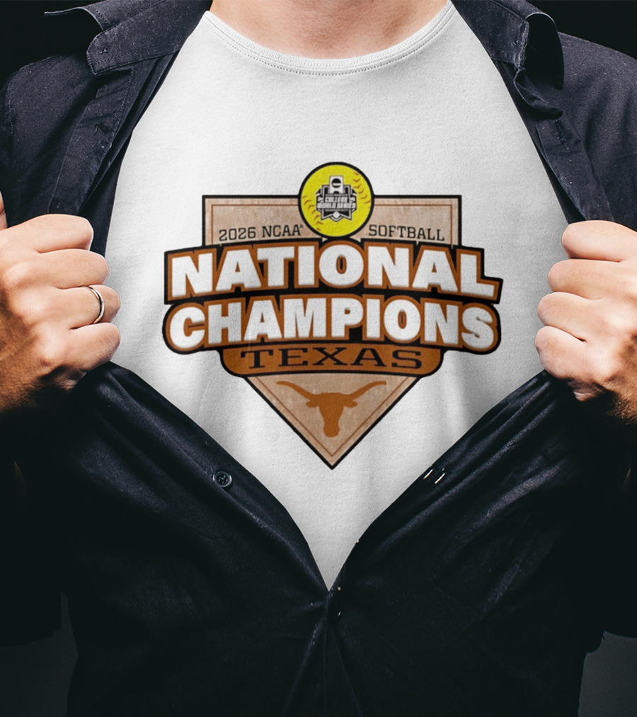 Texas Longhorns 2026 NCAA Softball National Champions T-Shirt