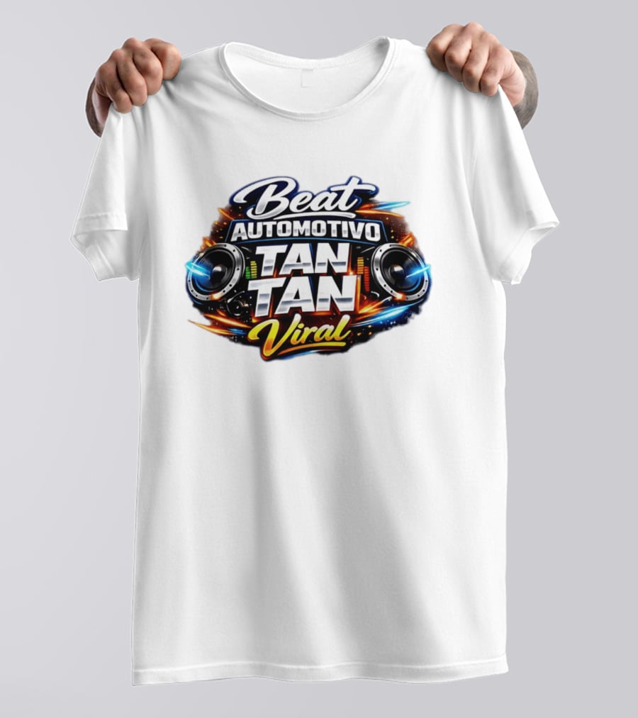 Beat Automotivo Tan Tan Tan Viral Audio Speaker Music T-Shirt