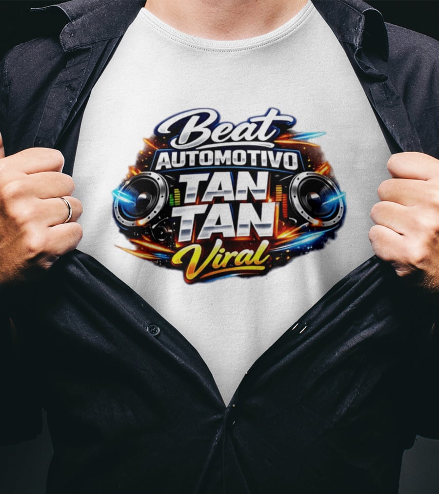 Beat Automotivo Tan Tan Tan Viral Audio Speaker Music T-Shirt