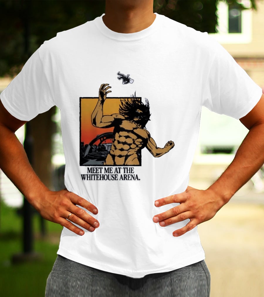 Meet Me At The Whitehouse Arena Attack On Titan Giant T-Shirt