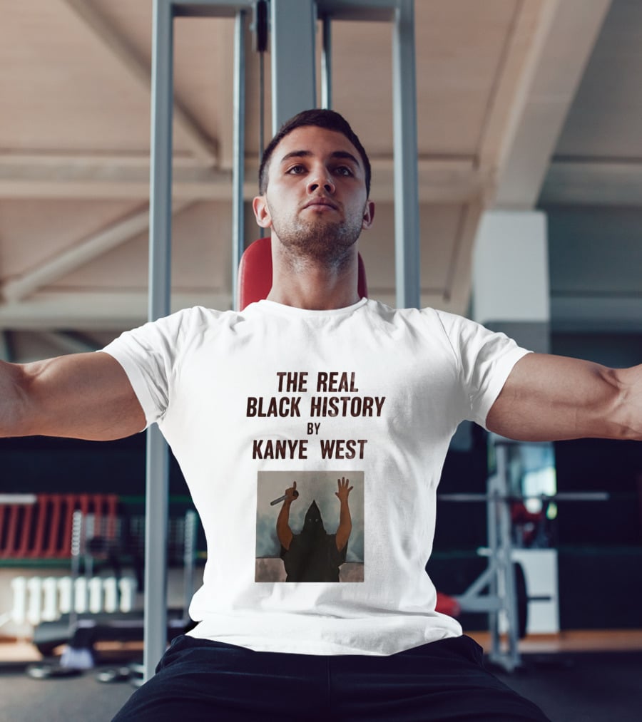 The Real Black History By Kanye West Mic Hands Up T-Shirt