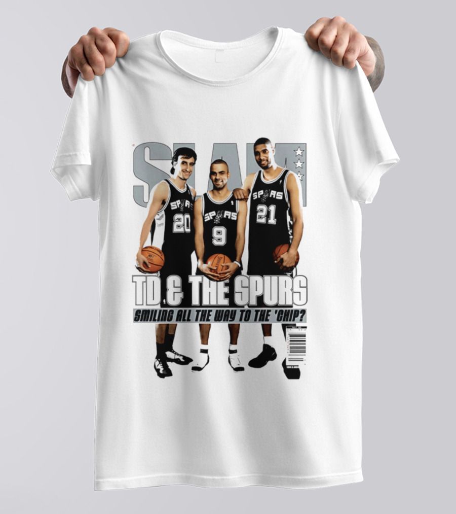 SLAM SP AS 20 9 21 TD & The Spurs Smiling All The Way To The Chip? T-Shirt