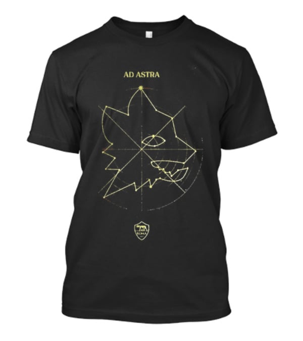 Ad Astra AS Roma Map Star Chart Commemorative T-Shirt