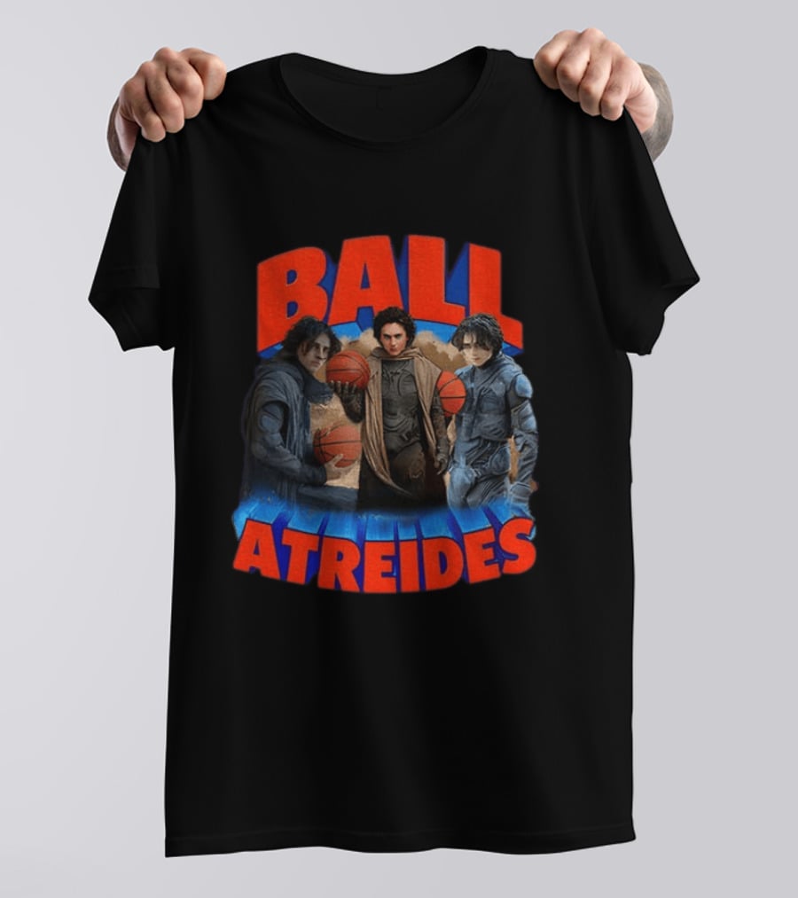 Ball Atreides Dune Timothée Chalamet New York Knicks Basketball NBA T-Shirt