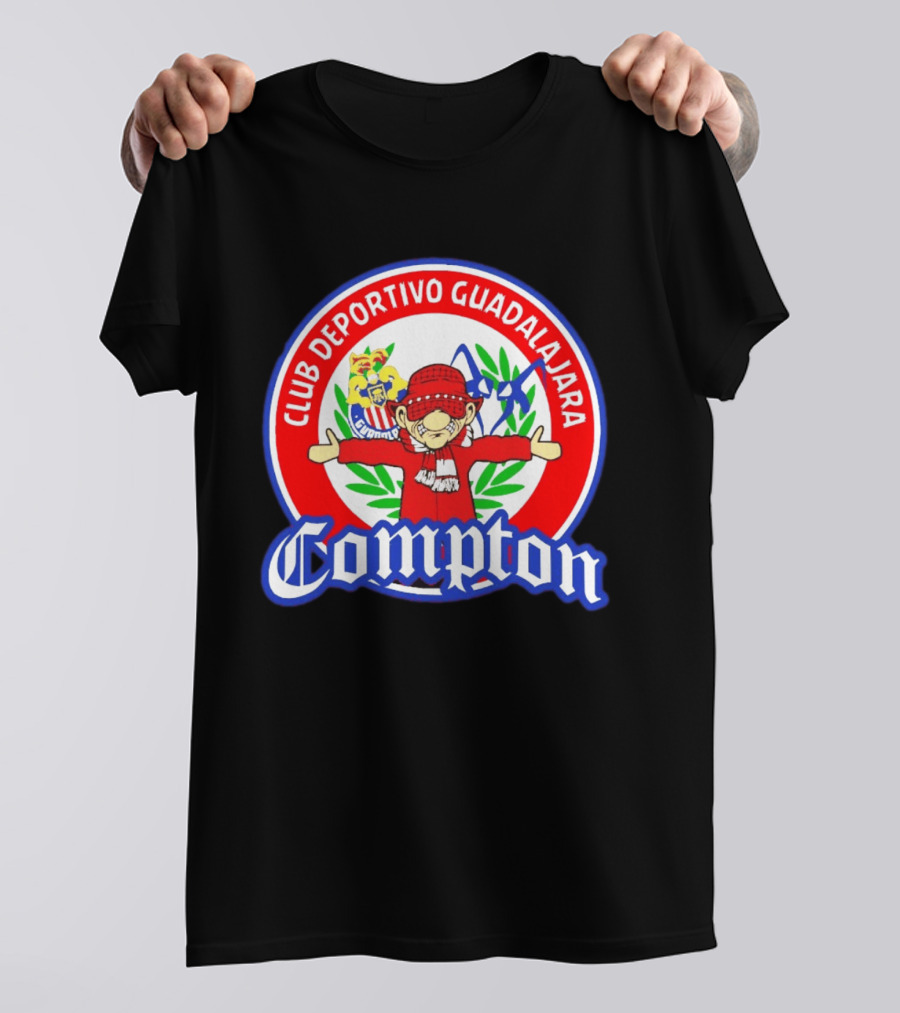 Compton Club Deportivo Guadalajara Rojiblanco T-Shirt