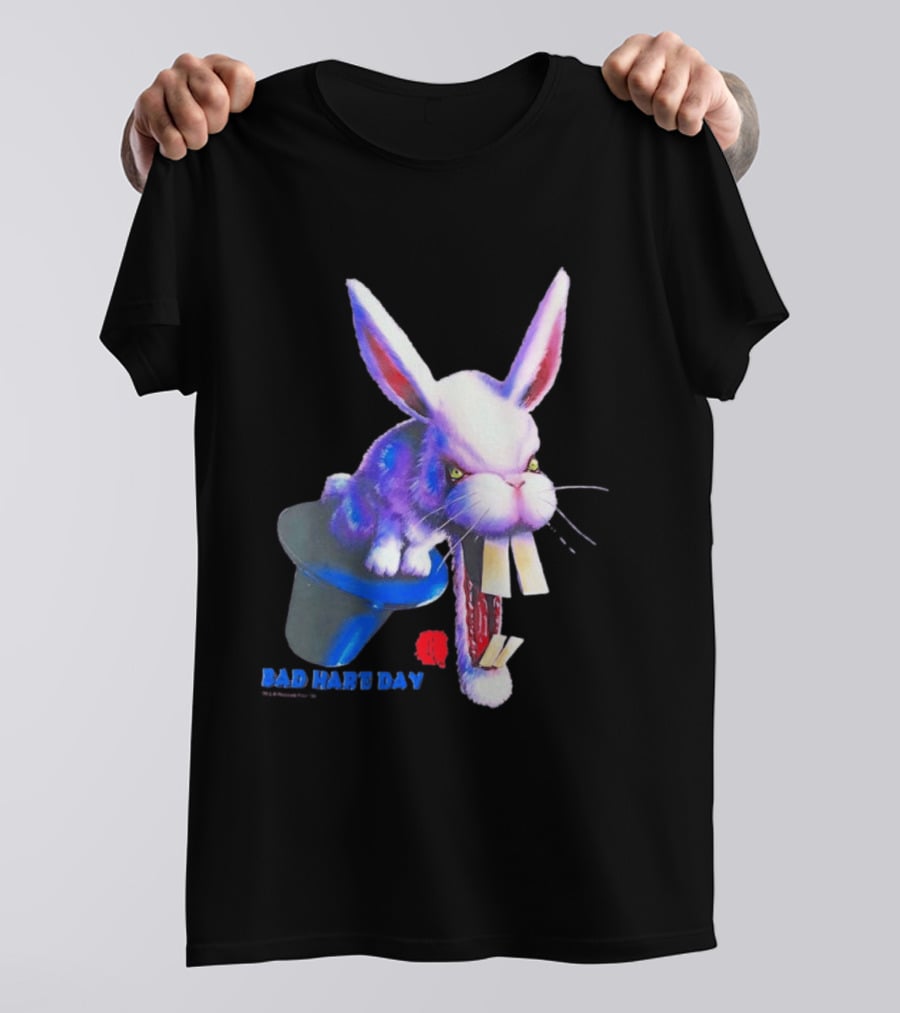 Goosebumps Bad Hare Day Evil Rabbit In Hat T-Shirt
