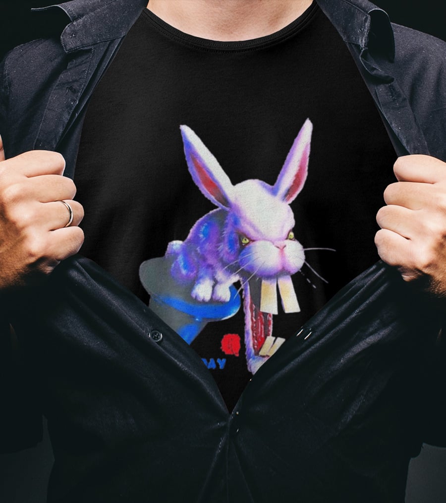 Goosebumps Bad Hare Day Evil Rabbit In Hat T-Shirt