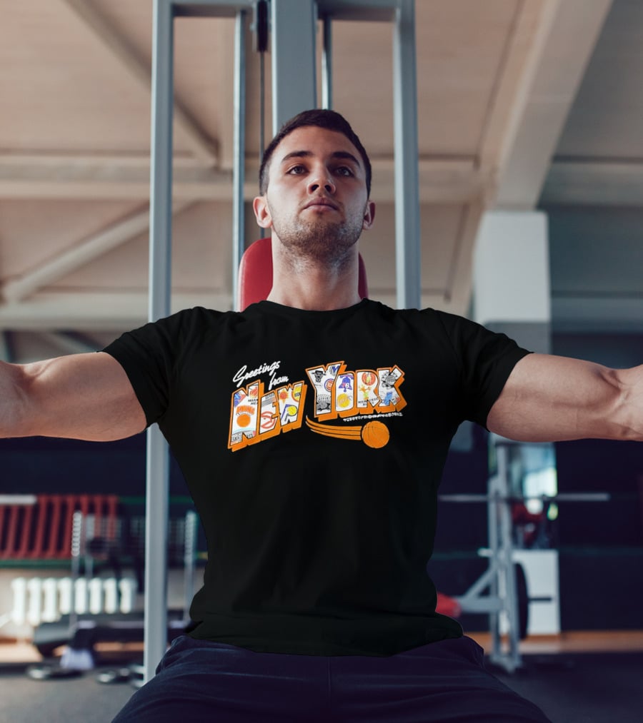 Greetings From New York Basketball NBA Teams 2026 Season T-Shirt
