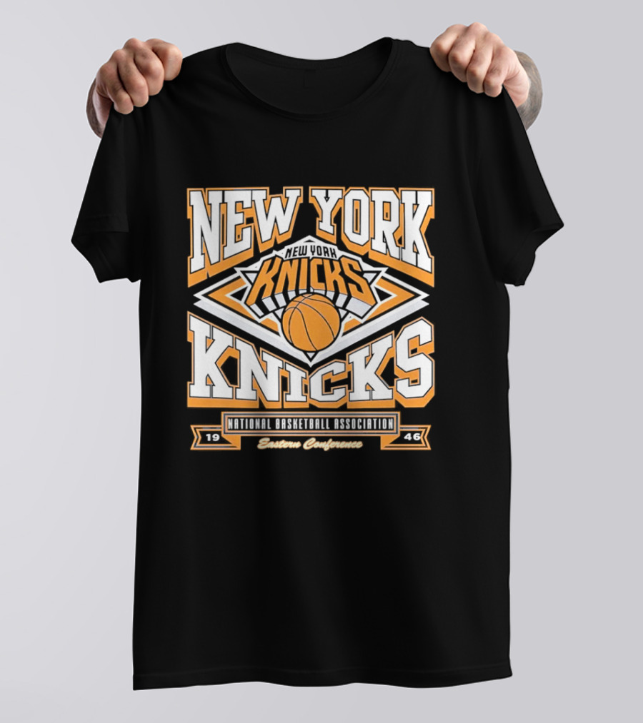New York Knicks 1946 National Basketball Association Eastern Conference Heritage 2026 Season T-Shirt