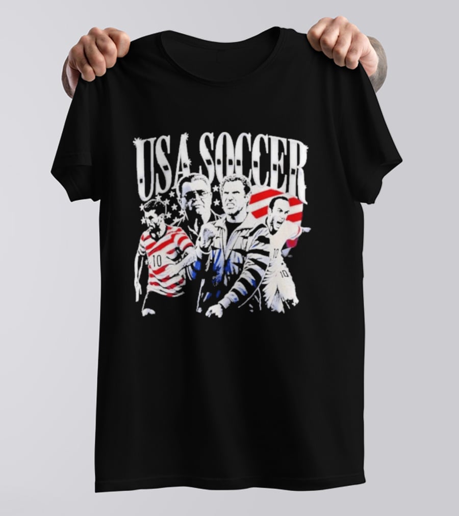 USA Soccer Christian Pulisic Landon Donovan Will Ferrell Kicking And Screaming T-Shirt