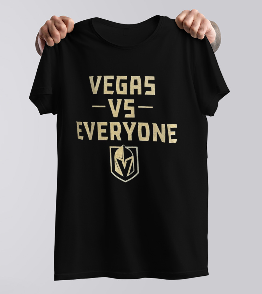 Vegas Golden Knights Vegas Vs Everyone NHL Iconic Team Rivalry T-Shirt
