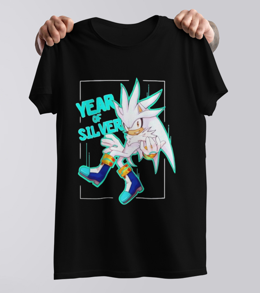 Year Of Silver Hedgehog Classic Character T-Shirt