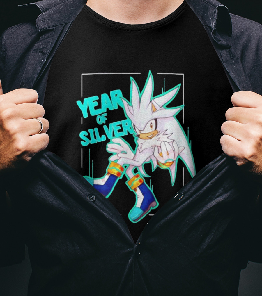 Year Of Silver Hedgehog Classic Character T-Shirt