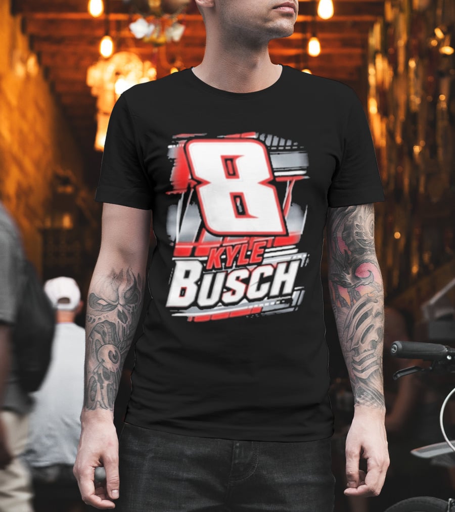 Kyle Busch Number 8 Racing NASCAR Fan T-Shirt