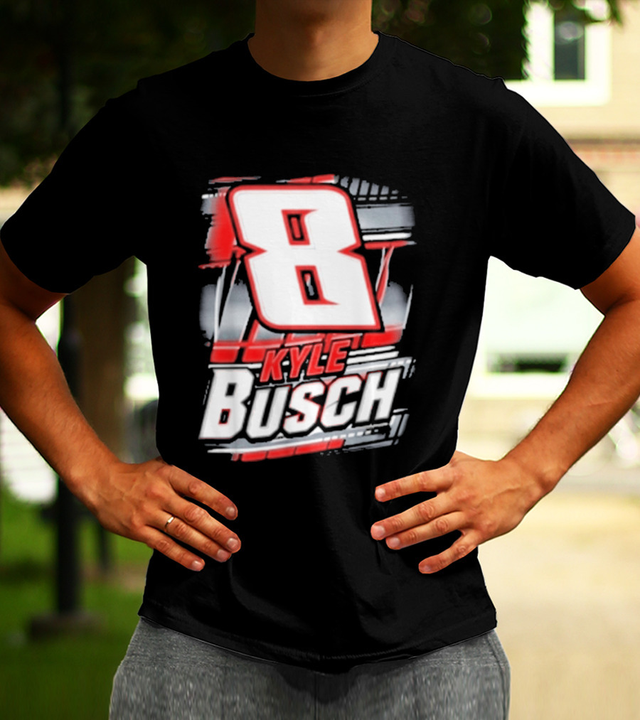Kyle Busch Number 8 Racing NASCAR Fan T-Shirt