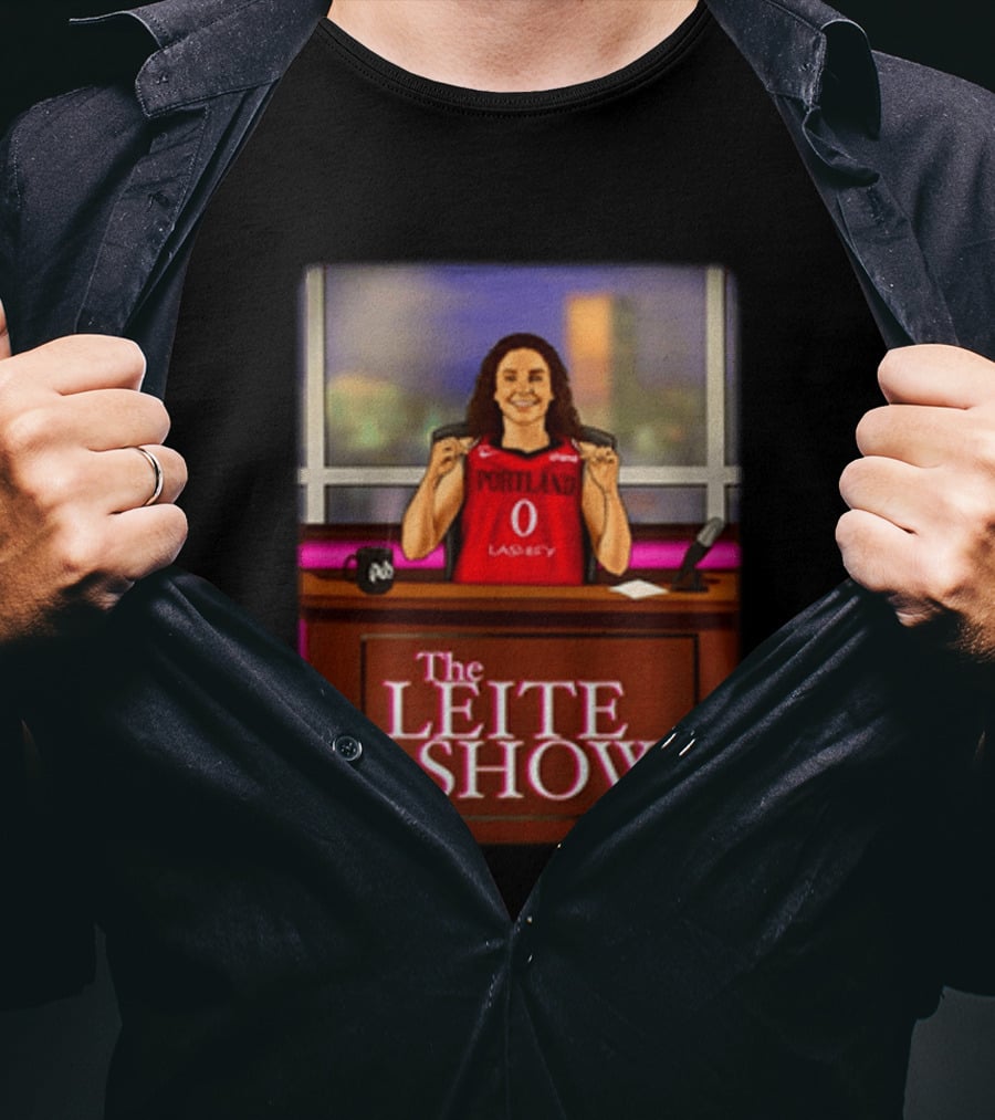 The Leite Show Portland Basketball Talk Show Humor T-Shirt