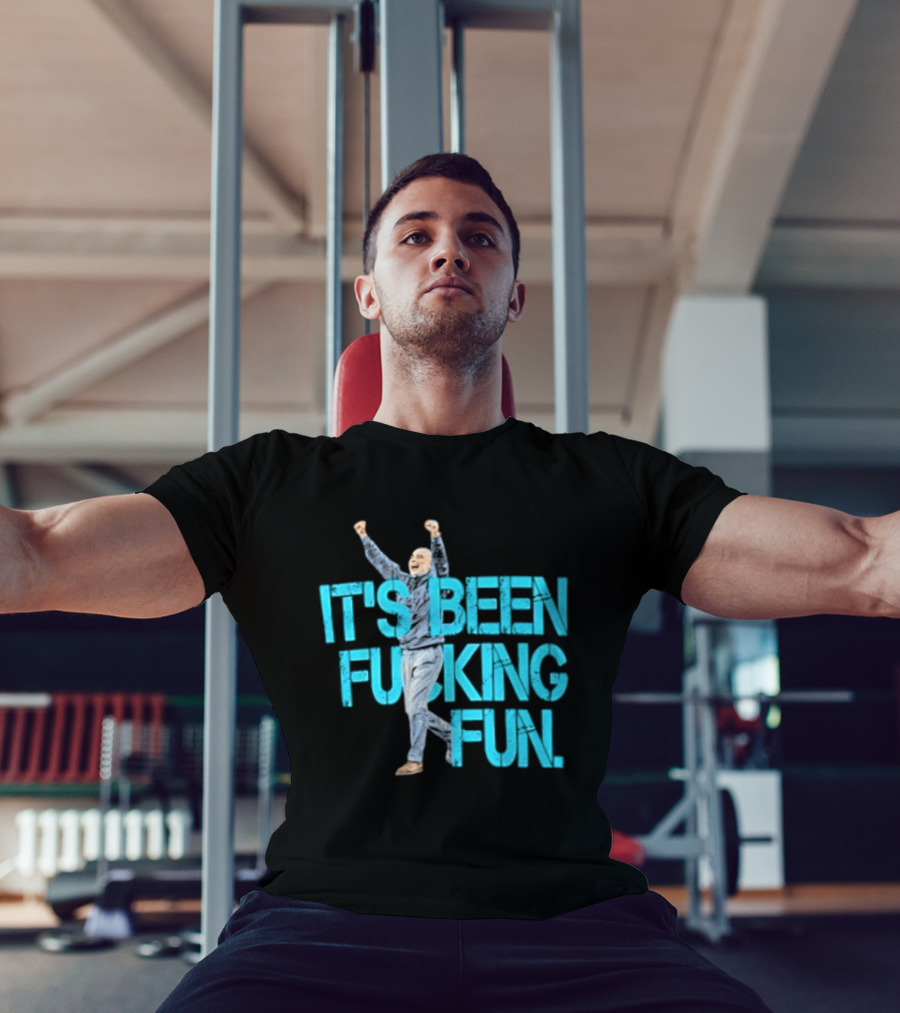 Pep Guardiola Manchester City It's Been Fucking Fun Celebration T-Shirt